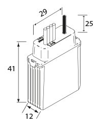 YOKIS Power Télévariateur 2.2A 500VA micro-module encastré - MTV500ERP